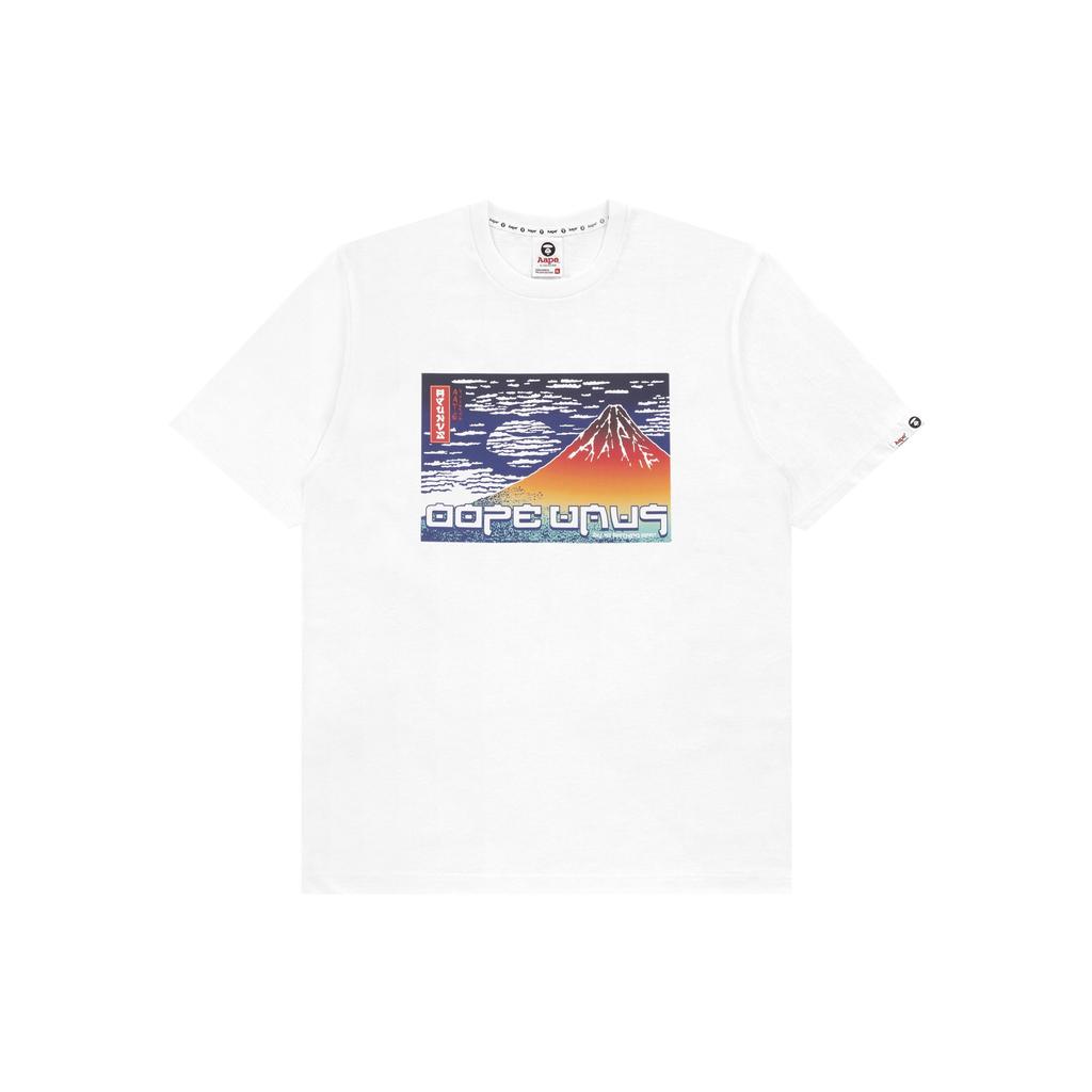 Aape T-Shirts Men's Crew Neck Moderate AAPTEM0968XXI