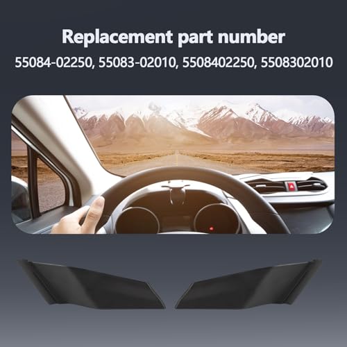 Suitable for Toyota 2014-2019 Corolla wiper arm side cover replacement Black 55083-02010 right 55084-02250 left a pair