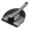 Addis Soft Dustpan & Brush Metallic