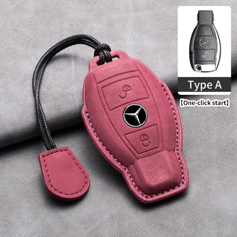 Car Key Case Cover For Mercedes Benz A C E S G Class GLC CLE CLA GLB GLS W177 W205 W213 W222 AMG W206 W223 S350 C260 C300 S400