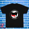 New! AntiFachist Action Flag Logo Black Grey Navy White Size S-5XL Unisex T-Shirt