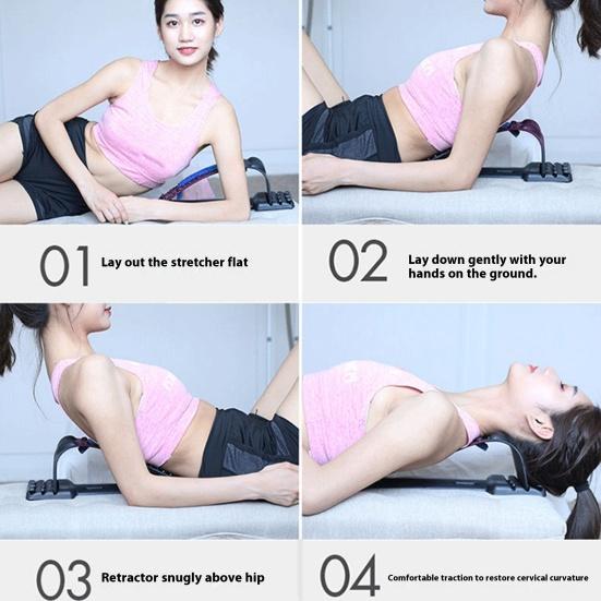 Neck Corrector Cervical Traction Device Adjustable Posture Support Neck Stretcher Relaxer for Muscle Relaxation Pain Relief