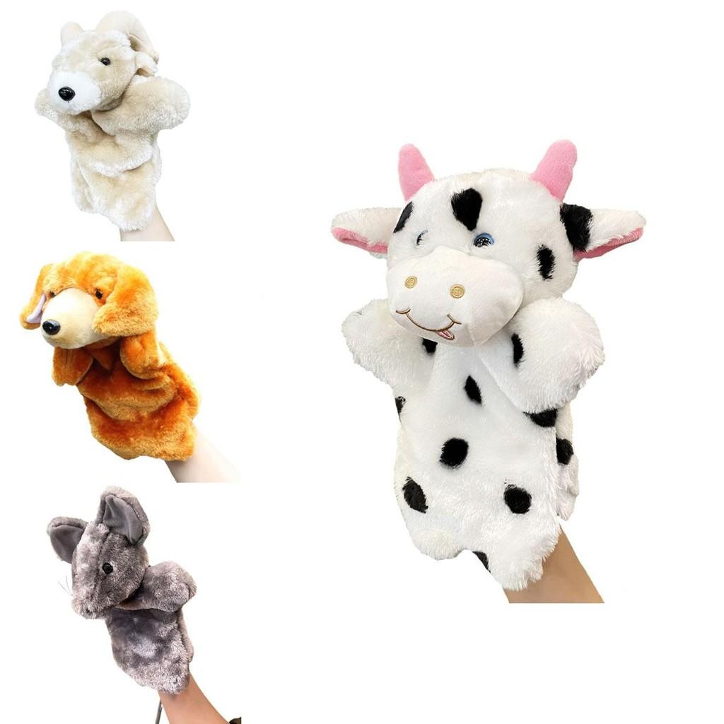 Zodiac Animals Plush Puppets Collection With Customizable Design For Nursery Performance Activities