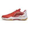 Li-Ning Амортизирующие нескользящие низкие кроссовки для бадминтона унисекс красные AYZU011-1