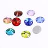 Dongzhou Crystals 8 мм Стразы для шитья формы Риволи, нетермозакрепляющиеся хрустальные бусины для аксессуаров одежды и платьев-