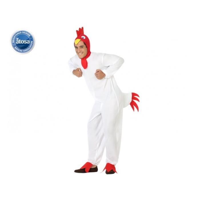 Costume Adulte Coq Taille M/L Et XL