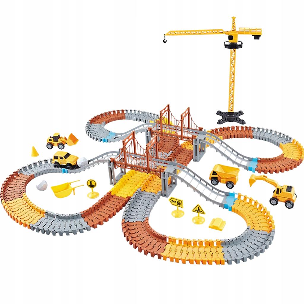 Mega XXL Electric Race Track Construction Park Construction Site Set 273 EL