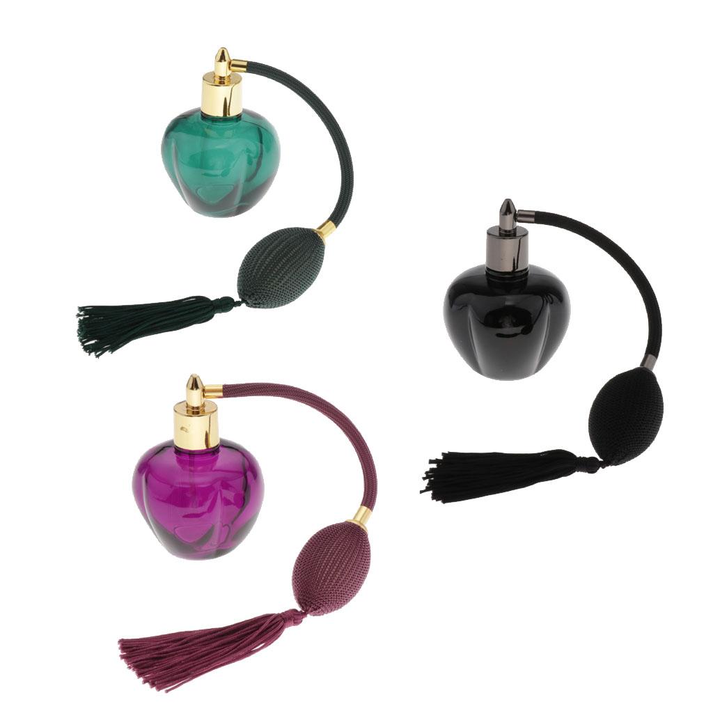 100ML Elegant Refillable Perfume Atomizer Spray Bottle Empty Glass Bottles