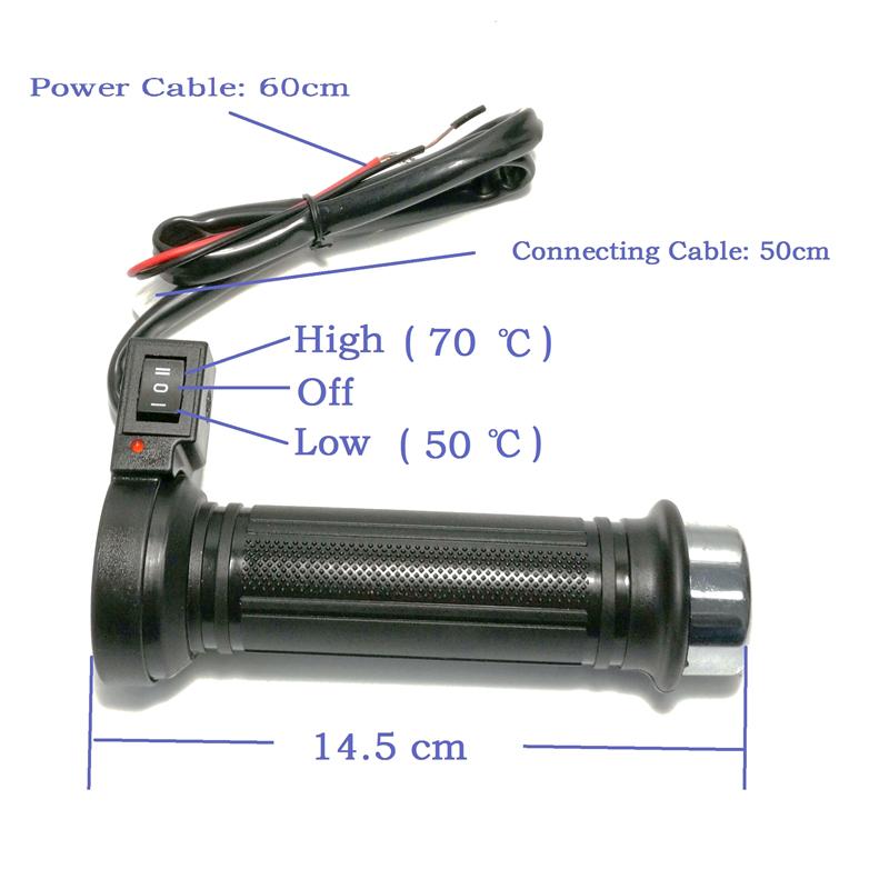 LMoDri мотоцикл с горячими ручками для электронного велосипеда, скутера 7/8 "22 мм, ручка, грелка для рук, мотоцикл, квадроцикл, 12 В, электрический с подогревом