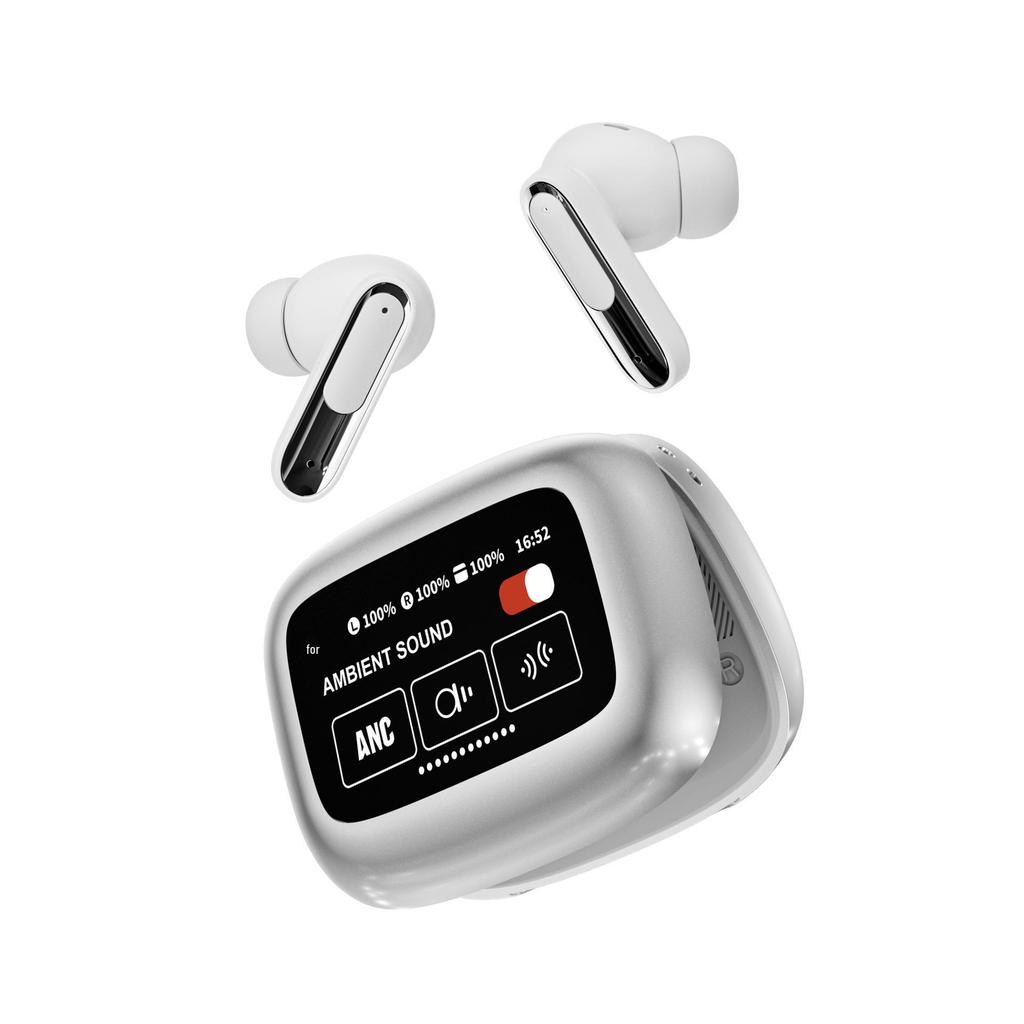 Беспроводные Bluetooth-наушники-вкладыши V8 Display A9pro с AI-переводом и шумоподавлением A10ANC V20