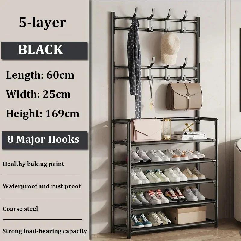 Shoe Multi-ayer Rack DIY Organizer Clothes Storage Load-bearing Organizer Hat Hanger Household Shoes Multifunctional Shoe Rack