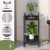 miflame Multi-Tier Metal Square Floor Flower Stand