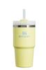 STANLEY Vacuum Slim Quencher Stainless Steel Straw Tumbler 600ml Cold Water Bottle Outdoor Pomelo H2.0 0.6L 10-10826