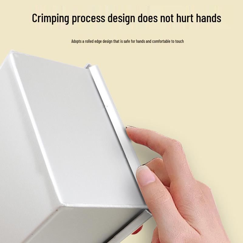 Прямоугольная алюминиевая форма для тирамису с крышкой - Форма для муссового торта и основание