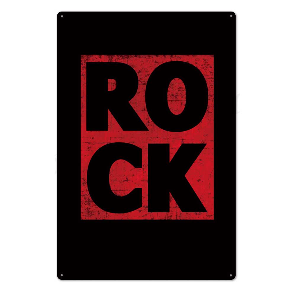 Оловянная вывеска в стиле рок-н-ролл, винтажная металлическая табличка, металлический винтажный металлический плакат, ретро-рок, Настенный декор для бара, паба, клуба, мужская пещера 20x30