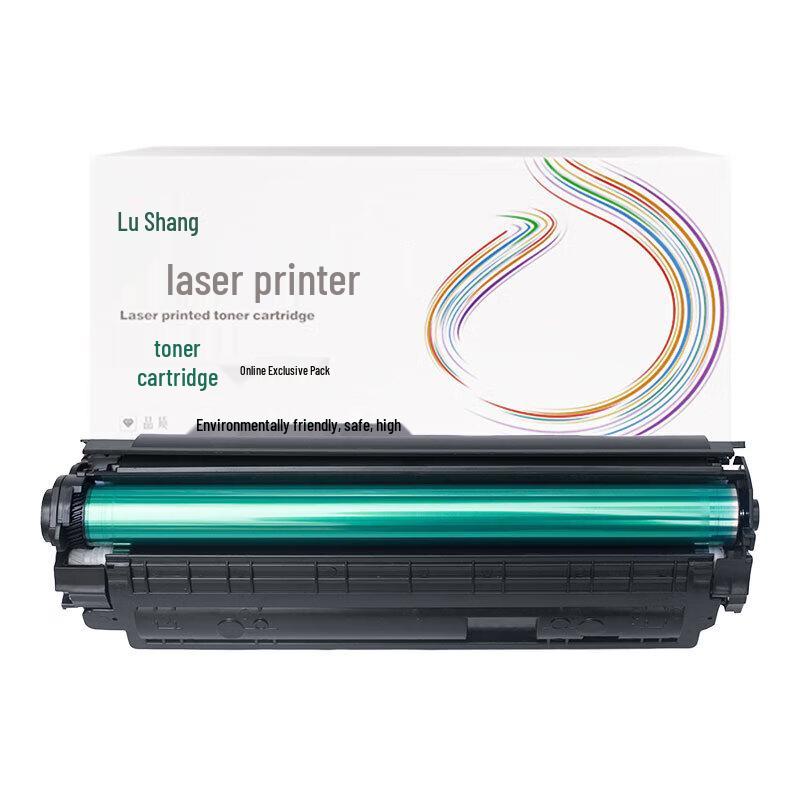 Lüshang Compatible HP CC388A Black Toner Cartridge with Chip