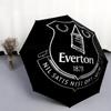 Зонт-автомат с узором футбольного клуба «Эвертон», портативная и складная конструкция, 8 спиц, рождественский или праздничный подарок.