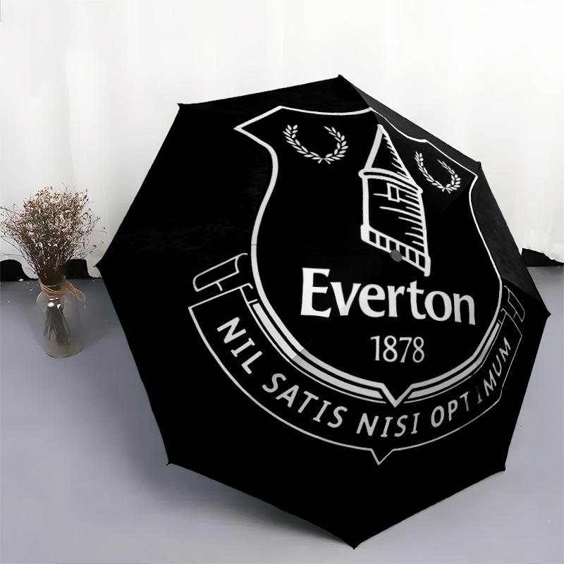 Зонт-автомат с узором футбольного клуба «Эвертон», портативная и складная конструкция, 8 спиц, рождественский или праздничный подарок.