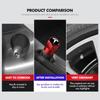 Car Sticker Tesla For Tesla Car Tire Valve Stems Cap Knurling Style Tire Valve Cap Model Y 3 S X Roadster Bonina