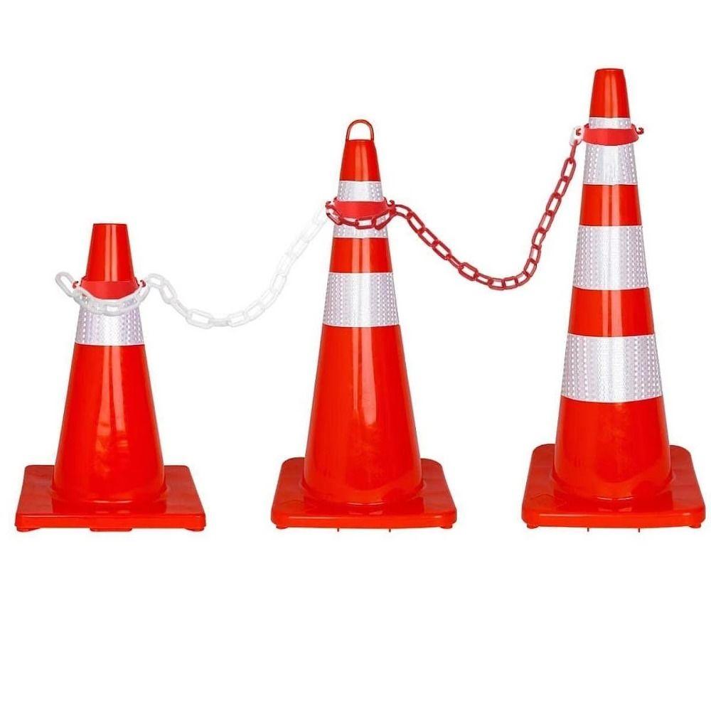 5m Traffic Chain Barrier Link 6mm/8mm/10mm Crowd Control Barrier Warning Safe
