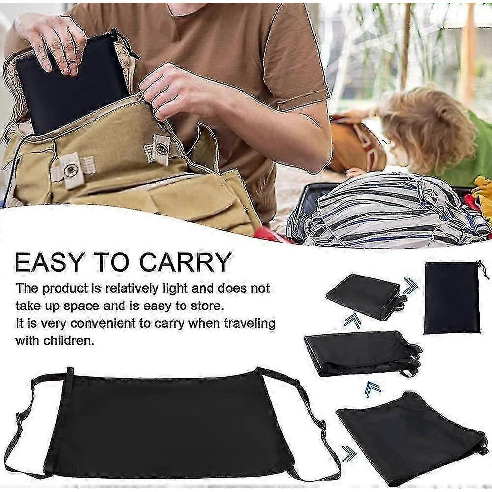 Portable Children's Aircraft Bed with Footrest - Basic Travel Supplies for Kids' Comfort During Flights & Road Trips
