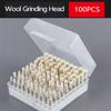 Шлифовальная головка для шерсти, полировальный круг, полировальная головка для шерстяной шлифовальной головки, инструмент для полировки металла, зеркальная полировка из нержавеющей стали