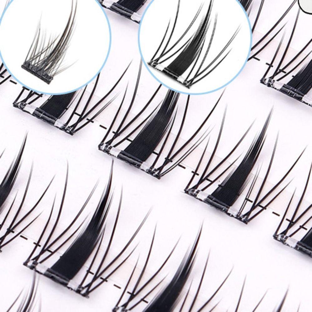 Sweet Self-adhesive Lash Clusters DIY False Eyelash Clusters Glue Free Fake Lashes  Makeup Tool