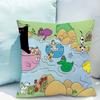 Наволочки Барбапапа Чехол для подушки x Двусторонняя печать для чехлов на диванные подушки Короткий плюш Диванные подушки Подушка