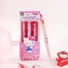 Yue Mu Hello Kitty Быстросохнущая Гладкая Нажимная Ручка для Студентов