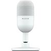 Razer Seiren V3 Mini White Condenser Microphone Ultra Compact Design Tap Mute Sensor Gaming Microphone USB Microphone Distribution Seiren Busley Mini