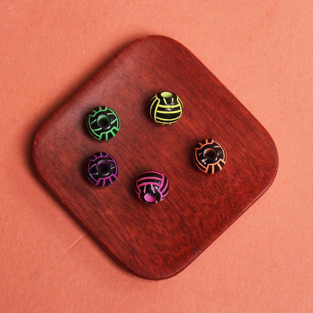 Хорошие подвески, круглые футбольные бусины с отверстием, акриловые, 5 шт., свободные бусины, футбольный мяч, 11 мм, 15,5 мм, баскетбольные браслеты, принадлежности для изготовления ювелирных изделий