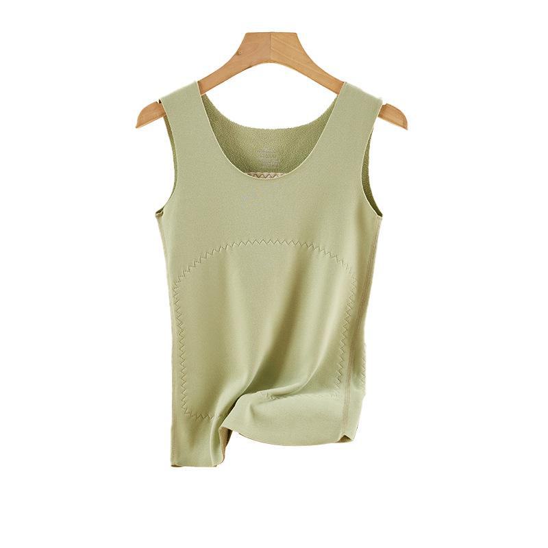 Шелковый кашемировый самонагревающийся жилет-камисоль для женщин