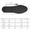 1 Pair New Rechargeable Heated Insoles Washable Thermal Outdoor Foot Warmers Soft Camping Heated Insoles Fishing Camping Hiking