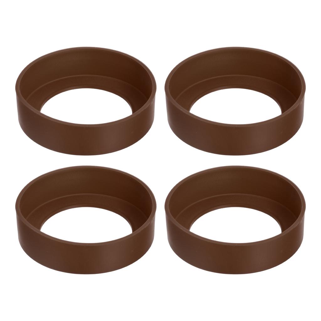 65mm Cup Holder Thermos Cup Base Protective Case Covers Pad Accessories  Silicone Cup Bottom Protective Cover Multicolor 4Pcs