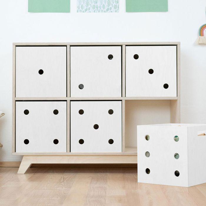 Boîte de rangement DICE blanc 3