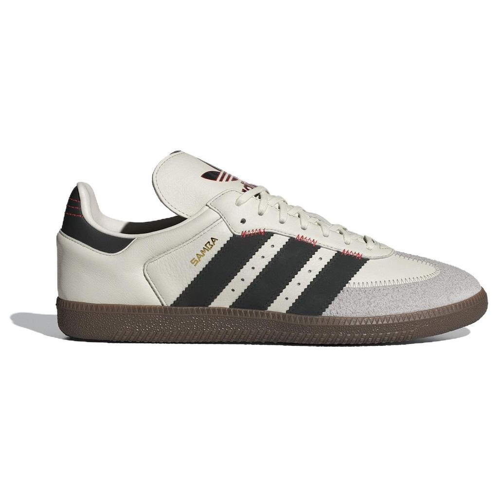 Adidas Кроссовки унисекс Samba OG Orb Grey Black Gum Core-черный золотисто-металлический IF1810
