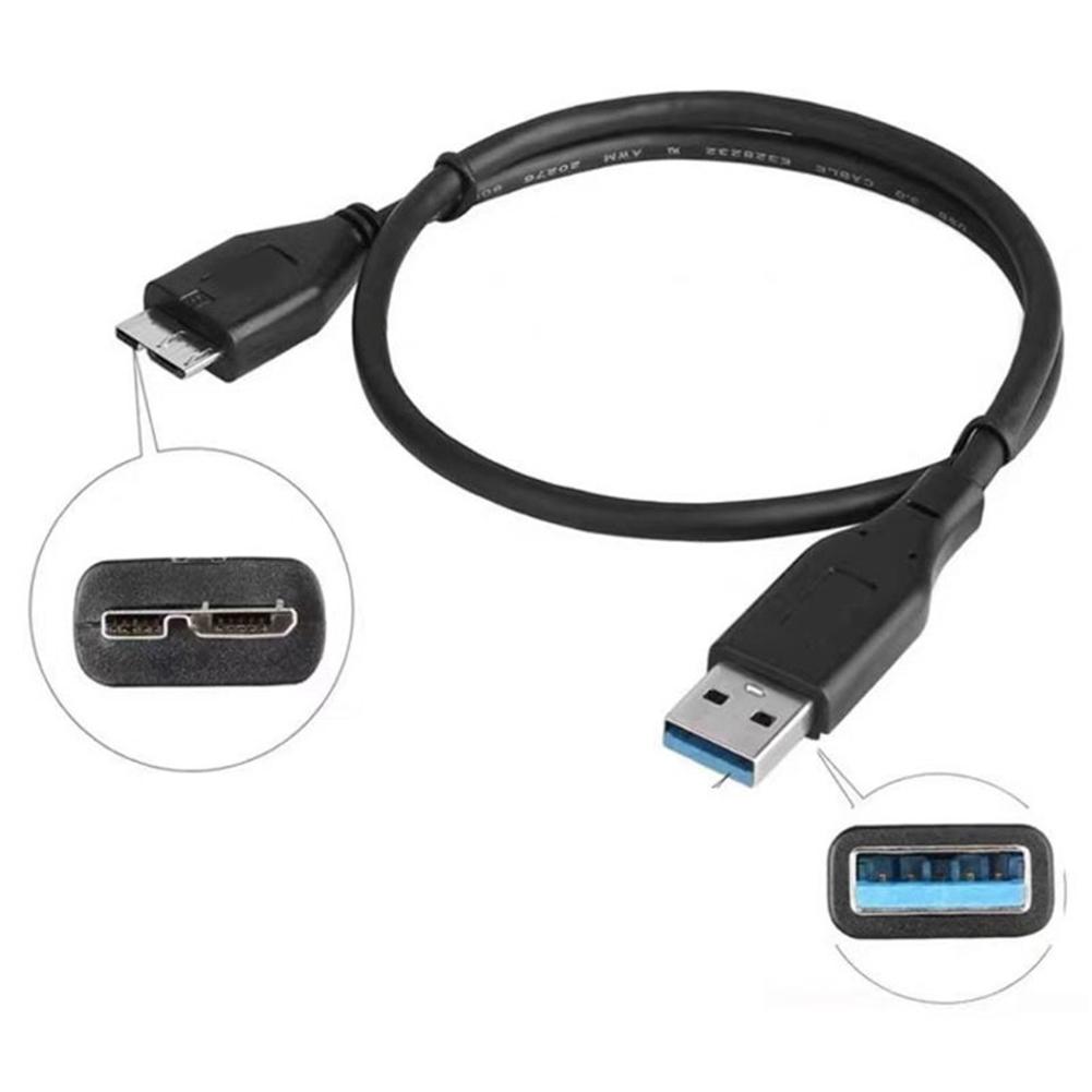 Кабель-адаптер USB 3.0 Type A на USB 3.0 Micro B (папа) Кабель для синхронизации данных Шнур для внешнего жесткого диска HDD Кабель данных для жесткого диска