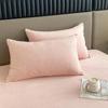 Velvet Fabric Pillowcase Bedding Sleeping Pillowcover High Quality Solid Color Pillow Cover Winter Warm Flannel Pillow Case