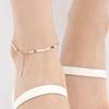 Snake 92.5 Silver High-Quality Snake Chain Rose Gold Chain Silver Anklet