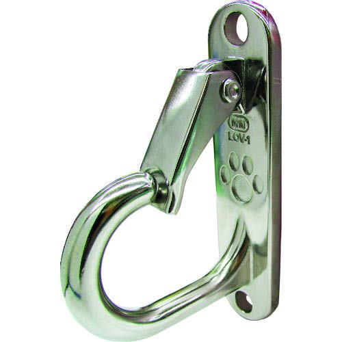 Mizumoto Stainless Steel Love Hook for Flat Surfaces, Total Length 135mm, B-2673