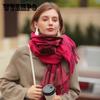 New Style Scarf Thickened Warm Cashmere Scarf Plaid Printed Scarf For Autumn And Winter Women
