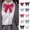 Solid Color JK Ties Fashion Oversized Swallowtail Bowknot  For Women College Girls