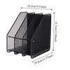 Data Rack 3 Tier File Frame Wire Mesh Standing Desktop File Folder Metal File Rack  Restaurant
