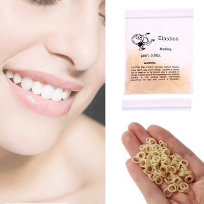 Уход за зубами с промежутками Ортодонтические брекеты резинки Эластичные резинки Стоматологические ортодонтические кольца Лигатурная катушка