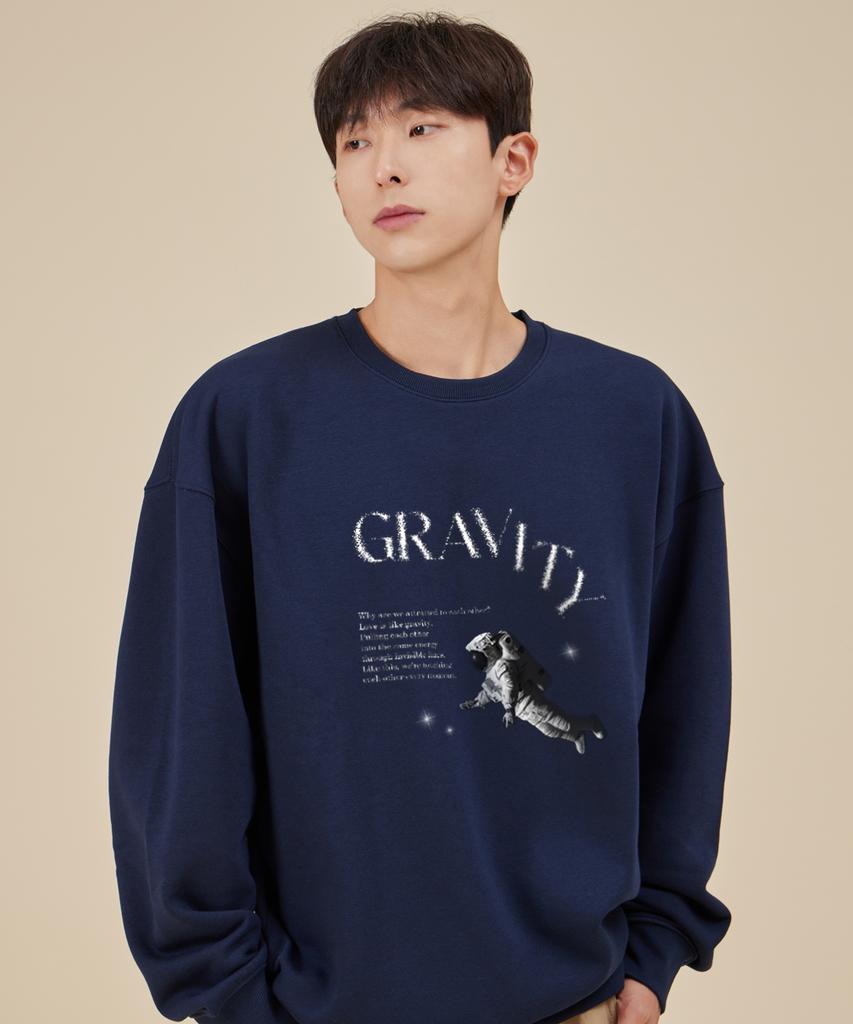 ASTRAL PROJECTION Astronaut Loose Fit Sweatshirt_Navy