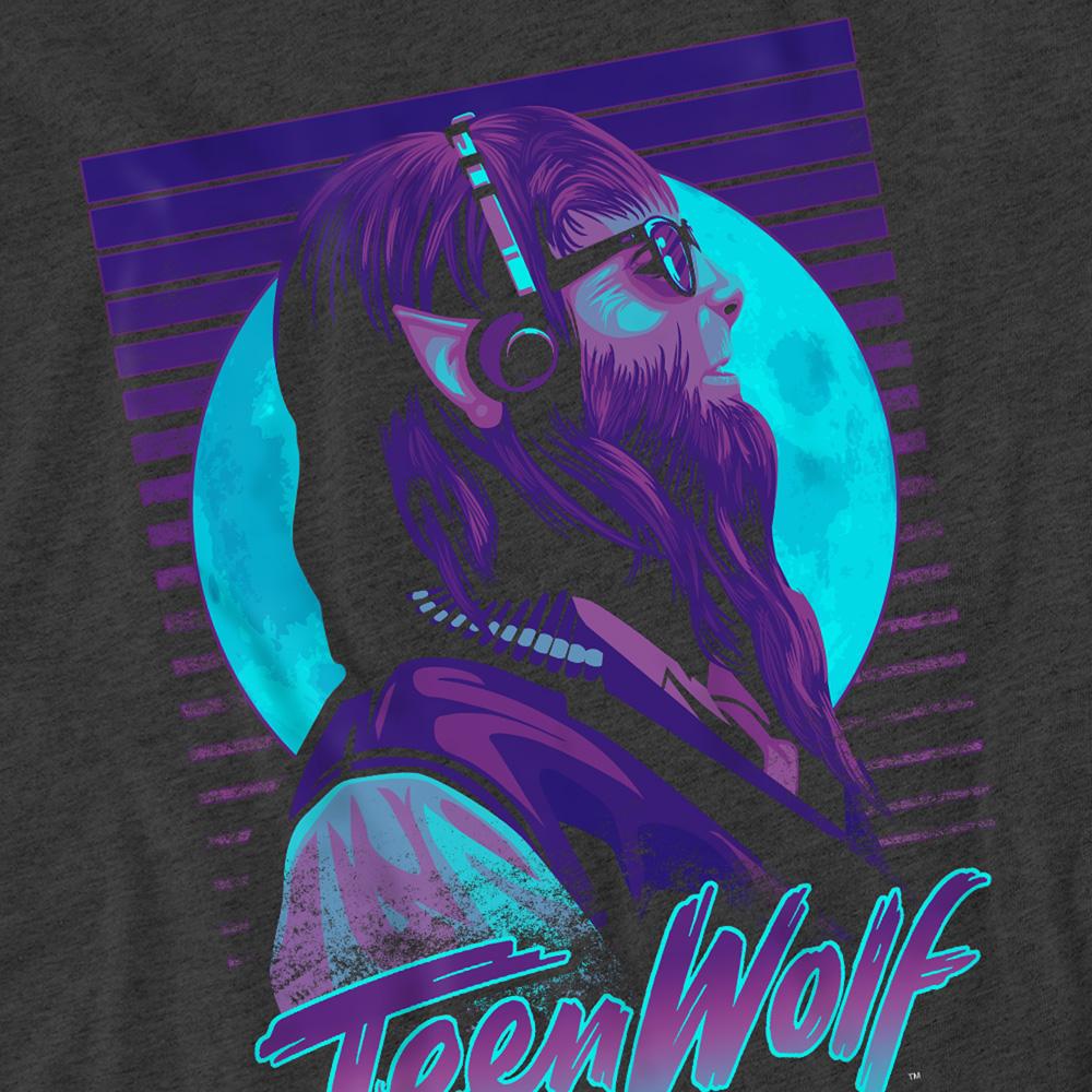 Teen Wolf Unisex Adult Headphones Heather T-Shirt