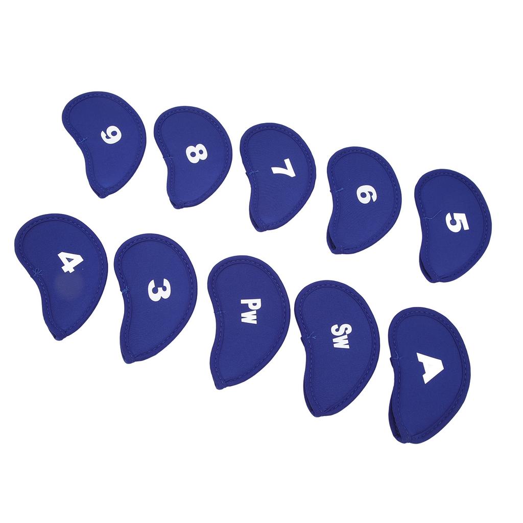 Набор неопреновых чехлов для гольф-айронов с номерами 10 шт. Чехлы для головок гольф-айронов Рукава для гольф-айронов Гольф-клуб