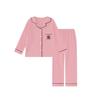 Girls Cotton Pajama Set Long Sleeve Hooded Cardigan Sleepwear Kids 8 Home Wear