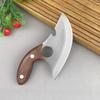 Stainless Steel Hammer Pattern Meat Knife Butcher Cleaver Knife for BBQ, Picnic, Kitchen