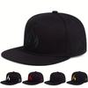 Unisex Flame Embroidery Hip-hop Hats Spring Autumn Adjustable Casual Snapback Baseball Caps Outdoor Sunscreen Hat